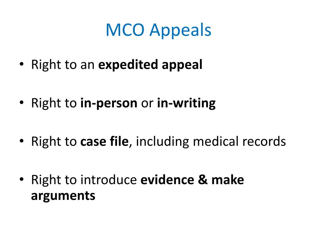 mco appeals