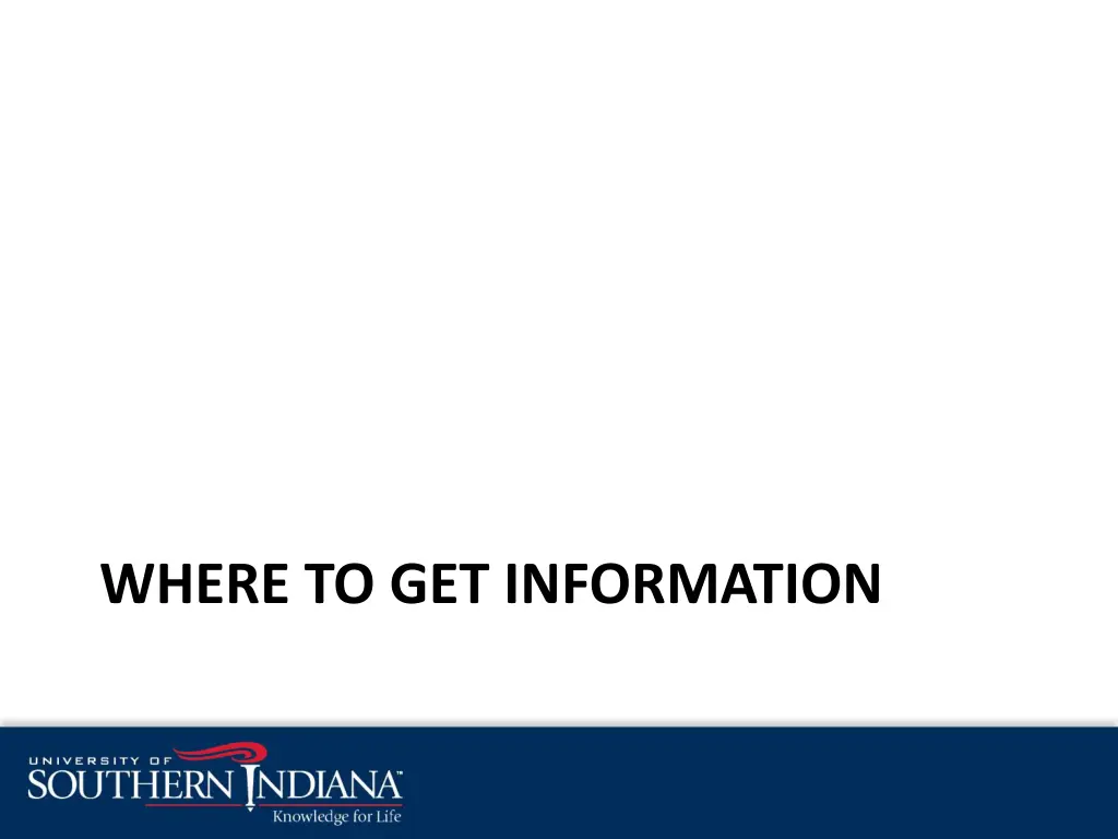 where to get information