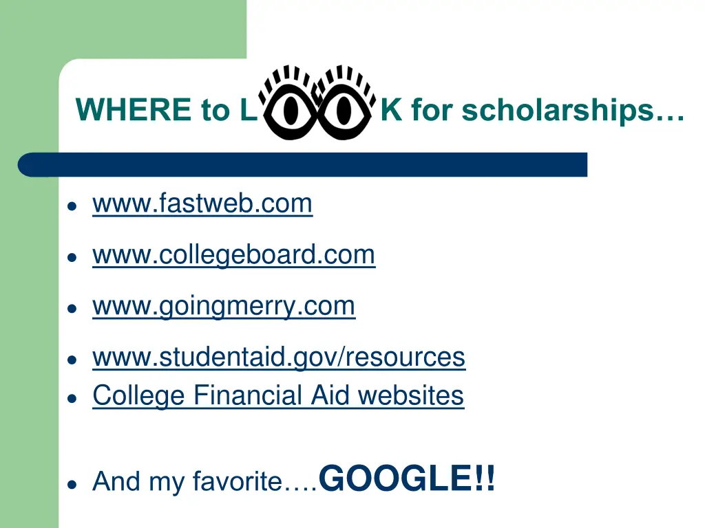 where to l k for scholarships