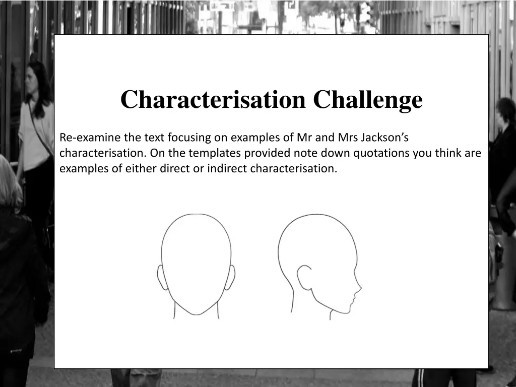 characterisation challenge