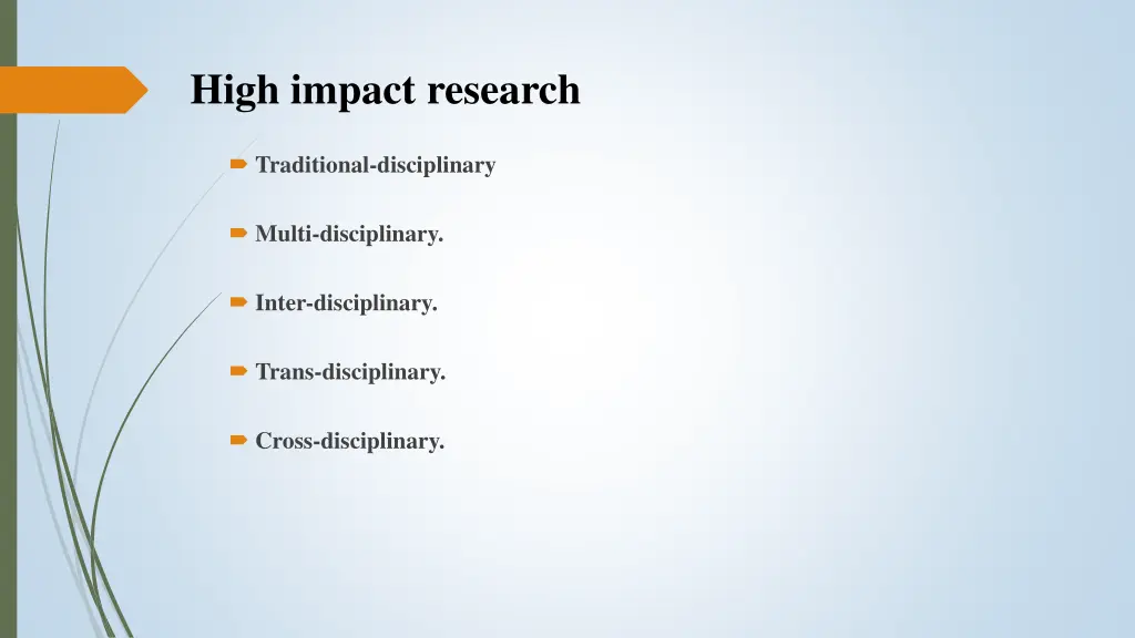 high impact research