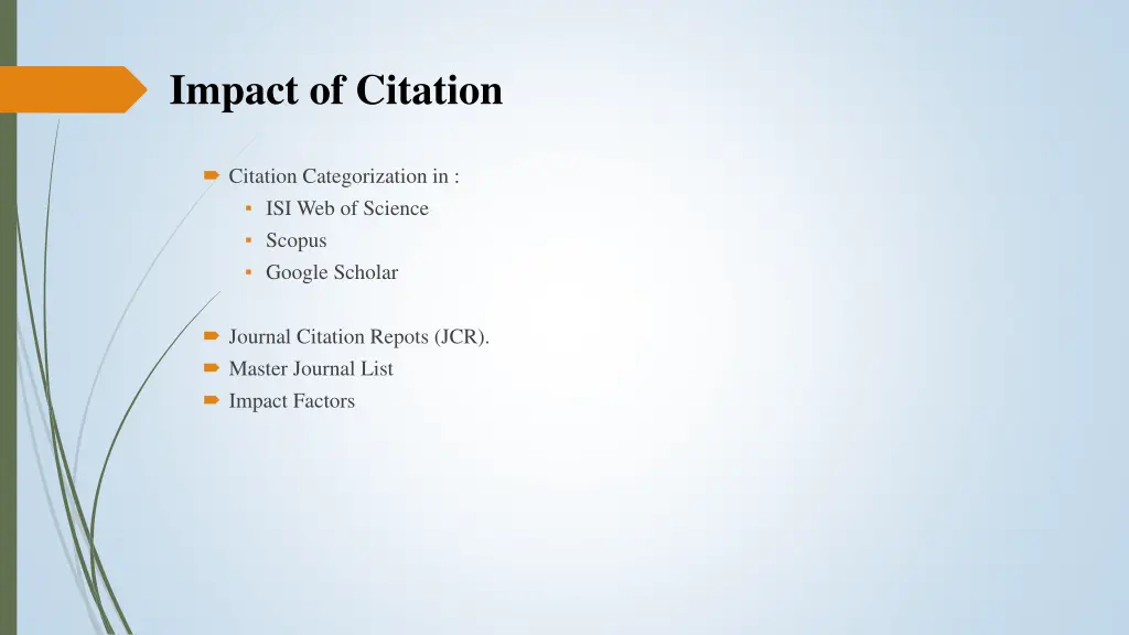 impact of citation