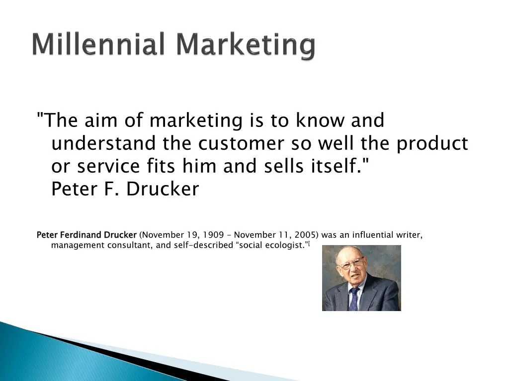 the aim of marketing is to know and understand