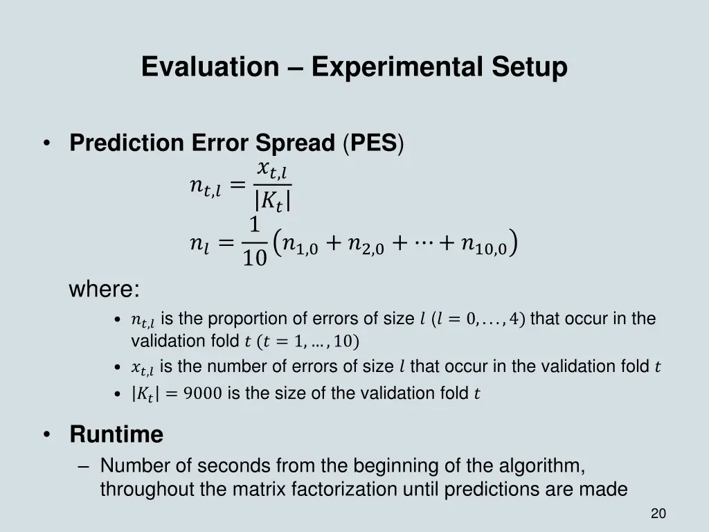 evaluation experimental setup 2