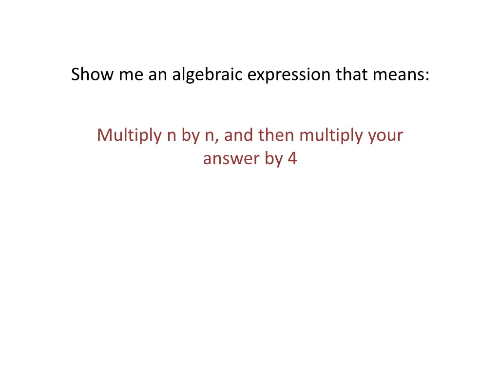 show me an algebraic expression that means 3