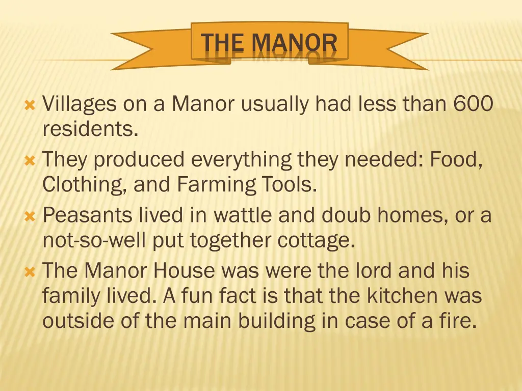 the manor