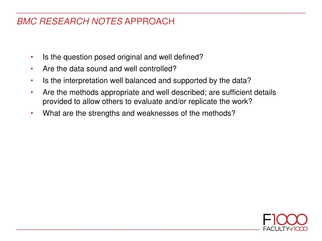 bmc research notes approach