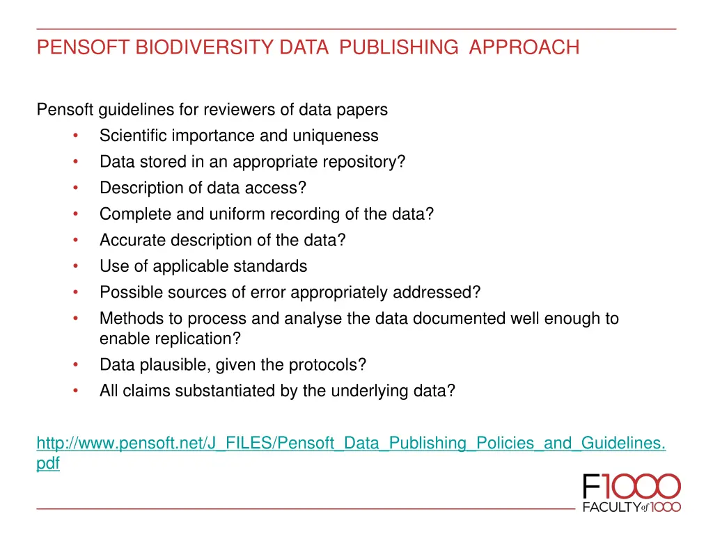 pensoft biodiversity data publishing approach