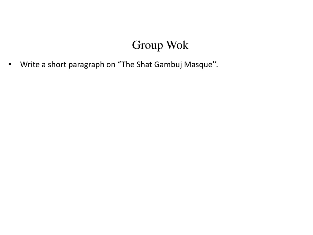 group wok