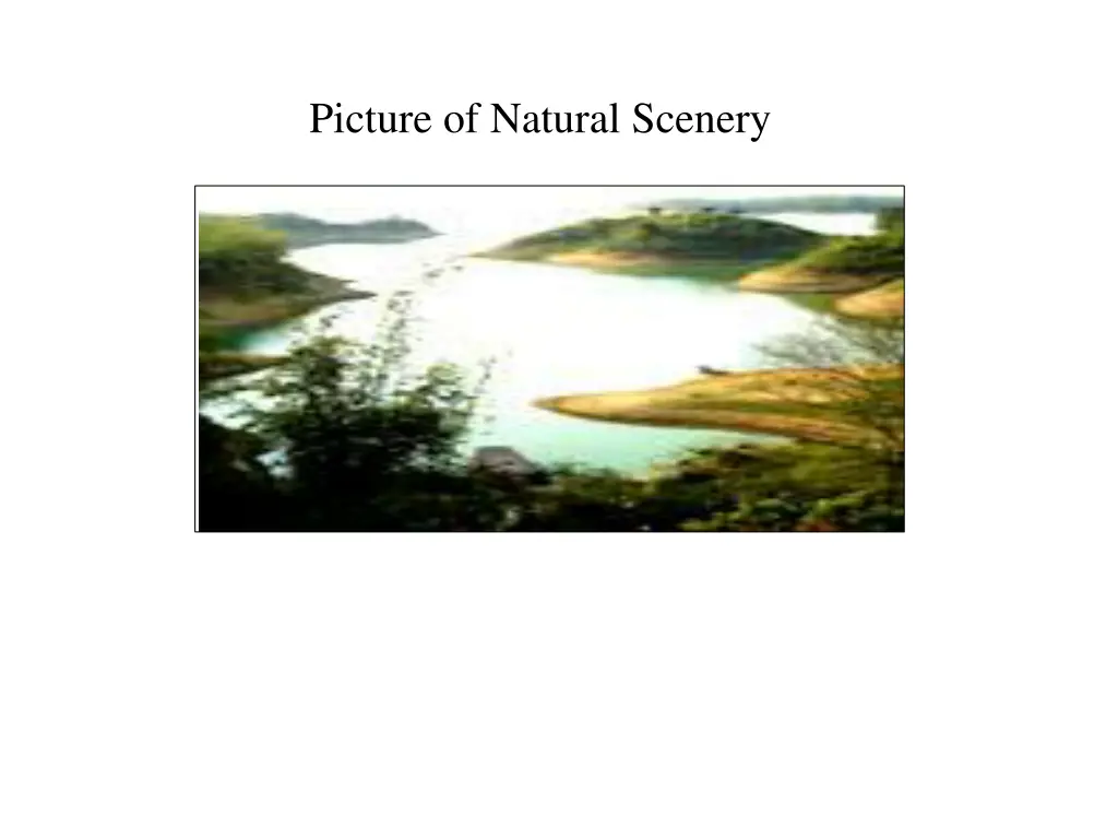 picture of natural scenery