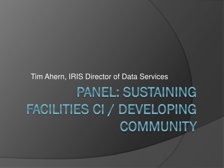 tim ahern iris director of data services