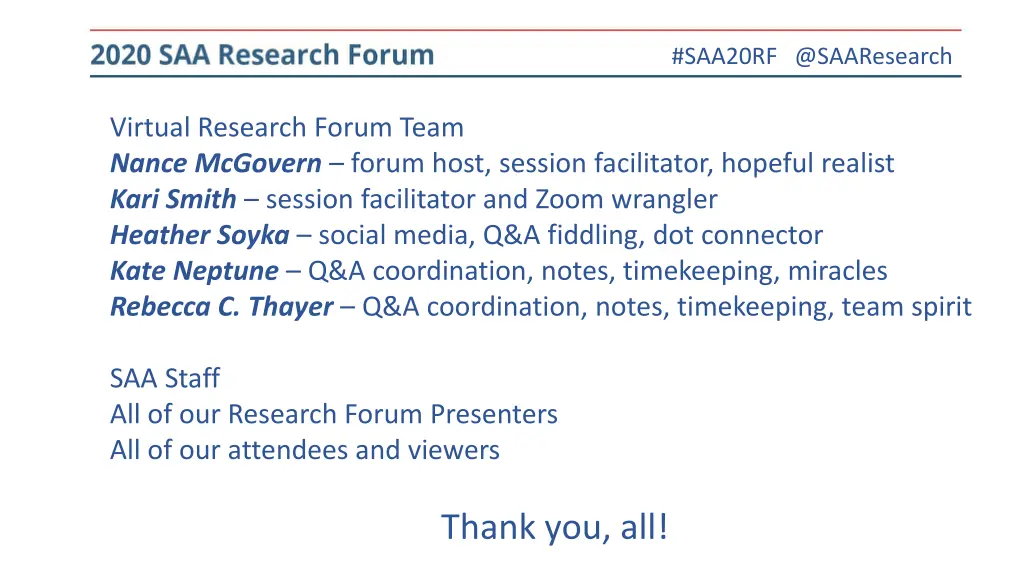 saa20rf @saaresearch 1