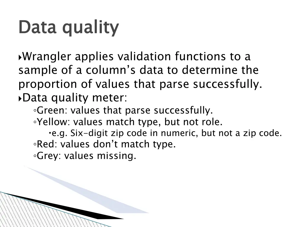 data quality