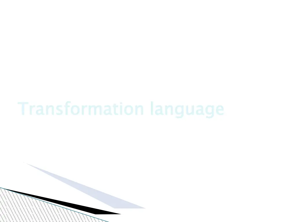 transformation language