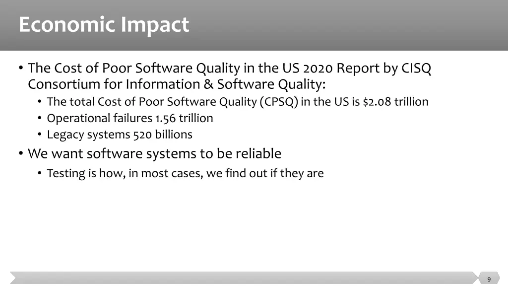 economic impact