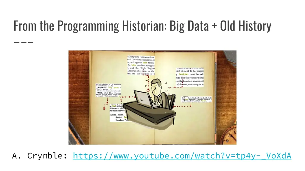 from the programming historian big data