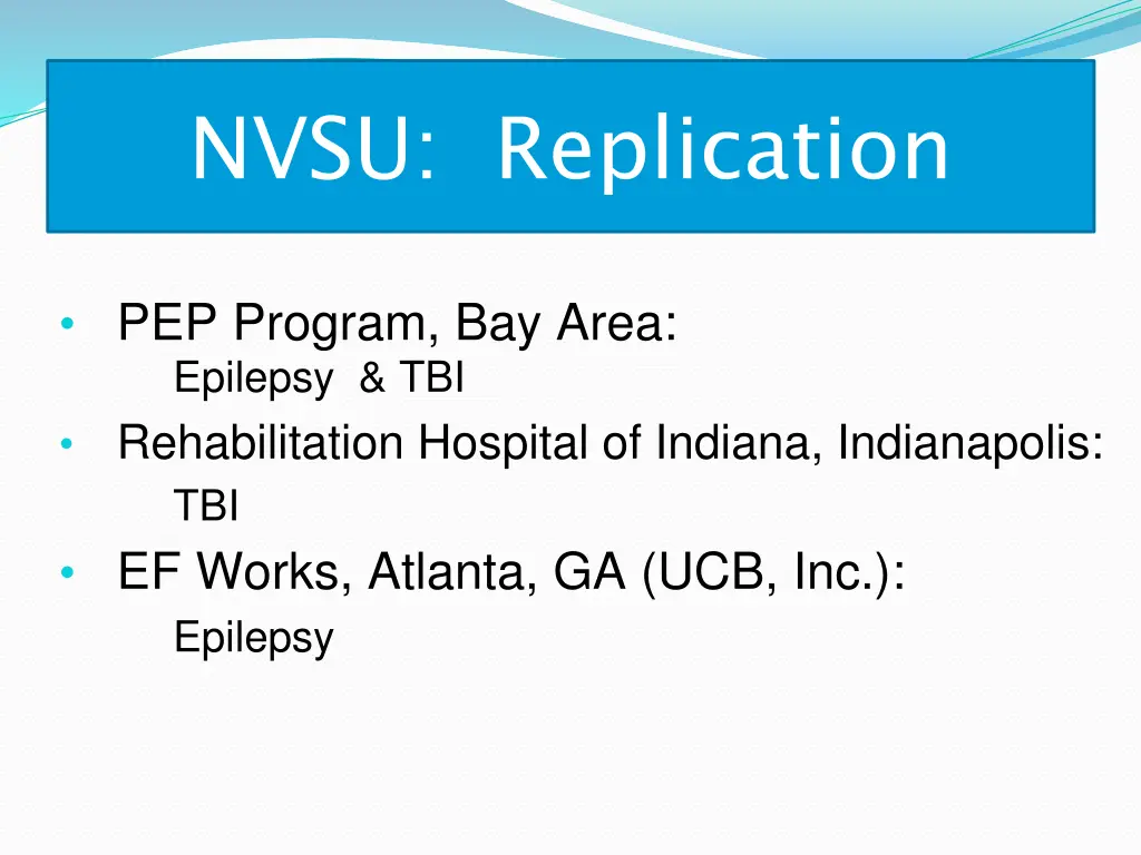 nvsu replication