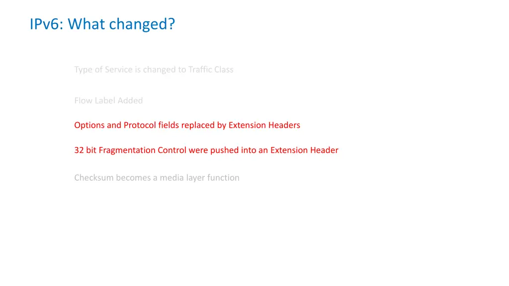 ipv6 what changed 2