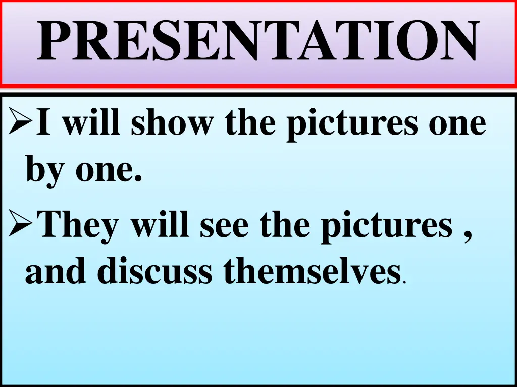 presentation