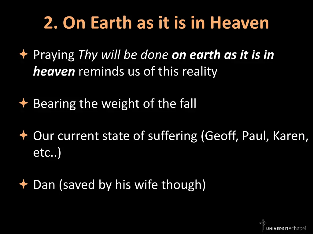 2 on earth as it is in heaven 2