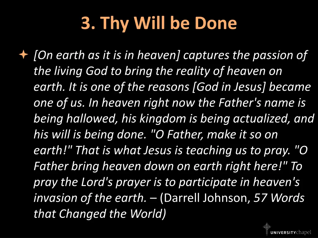 3 thy will be done 3