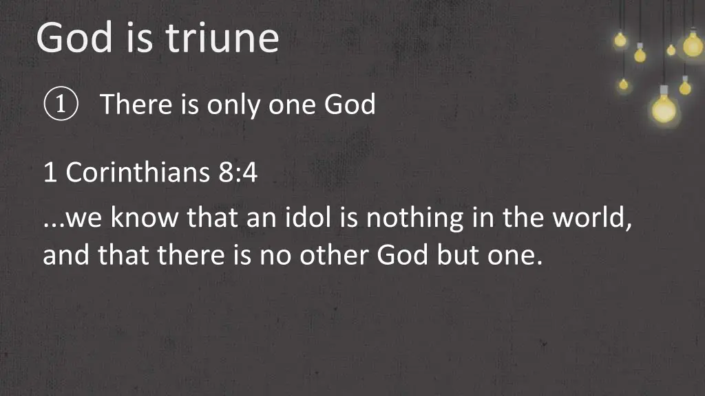 god is triune 4