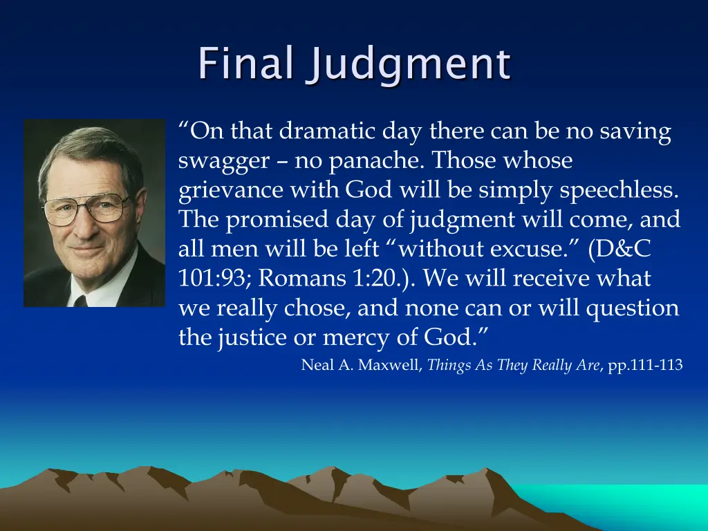 final judgment