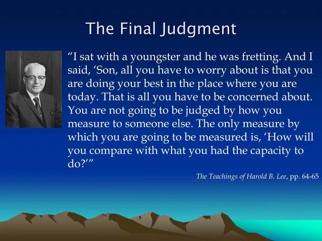 the final judgment