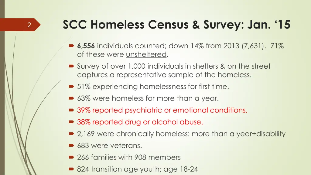 scc homeless census survey jan 15