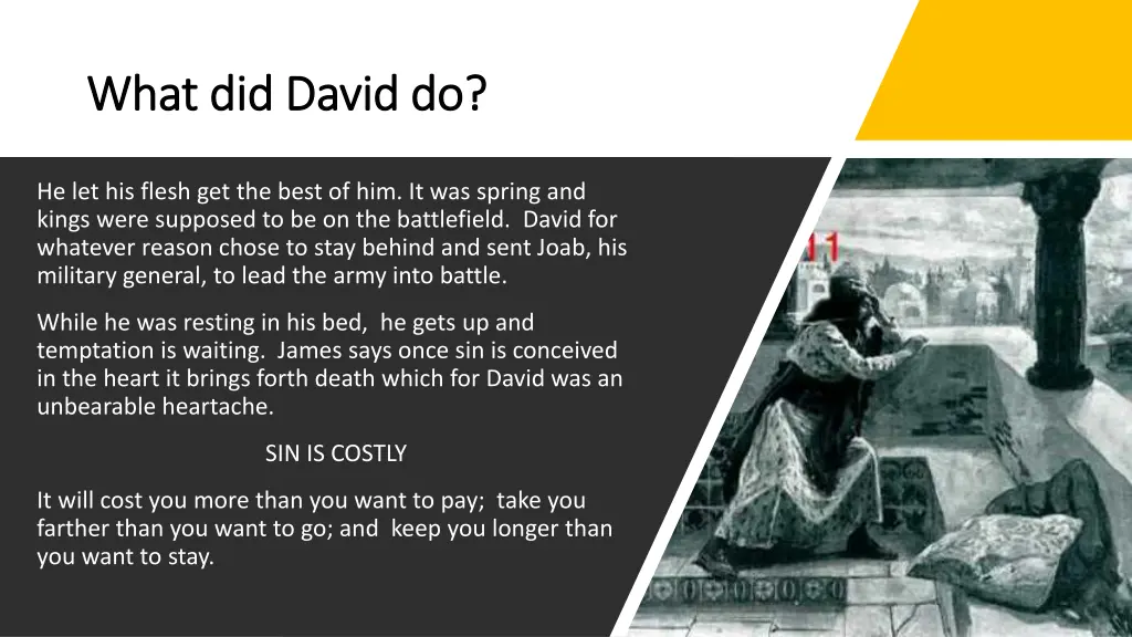 what did david do what did david do