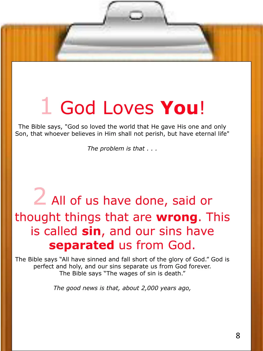 1 god loves you