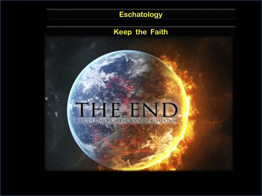 eschatology