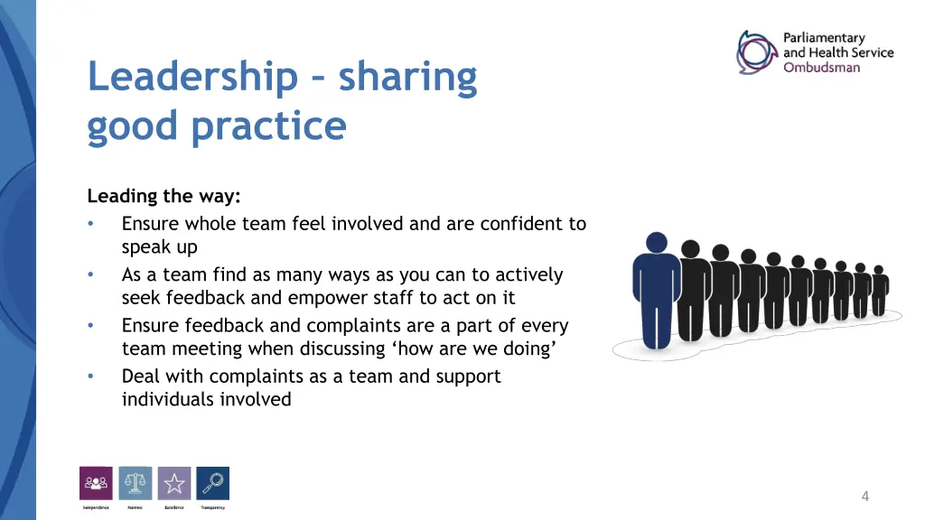 leadership sharing good practice