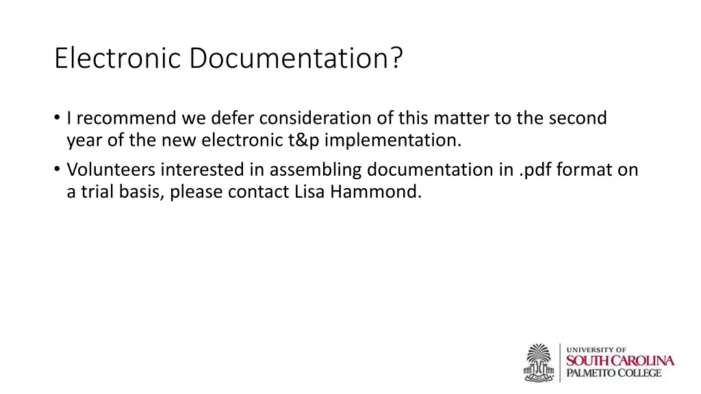 electronic documentation