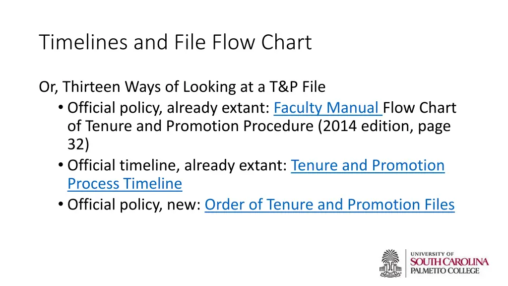 timelines and file flow chart 2