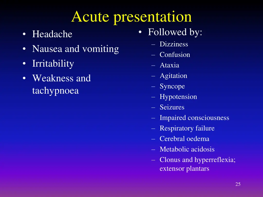 acute presentation headache nausea and vomiting