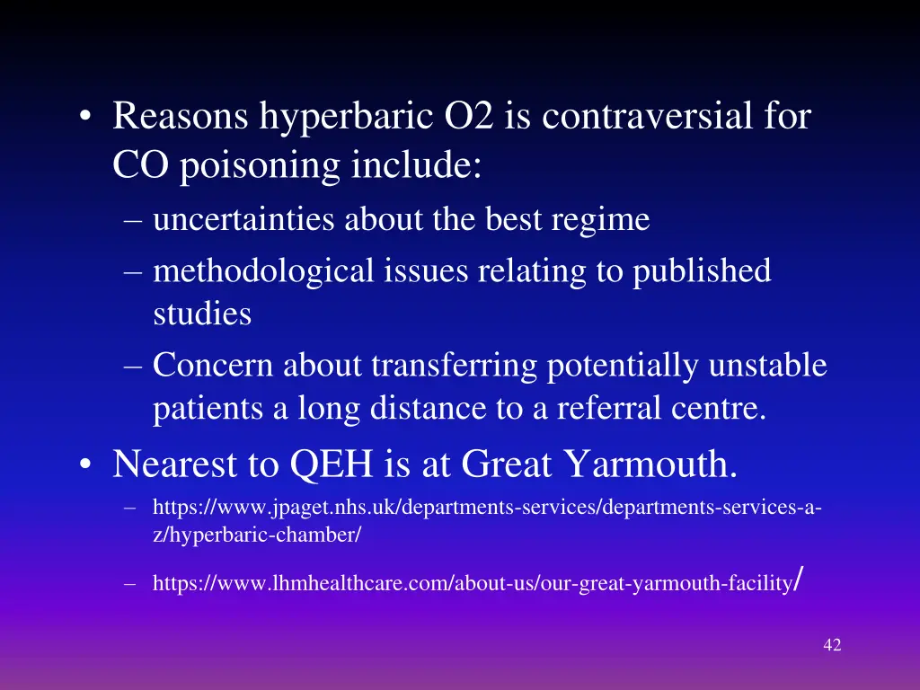 reasons hyperbaric o2 is contraversial