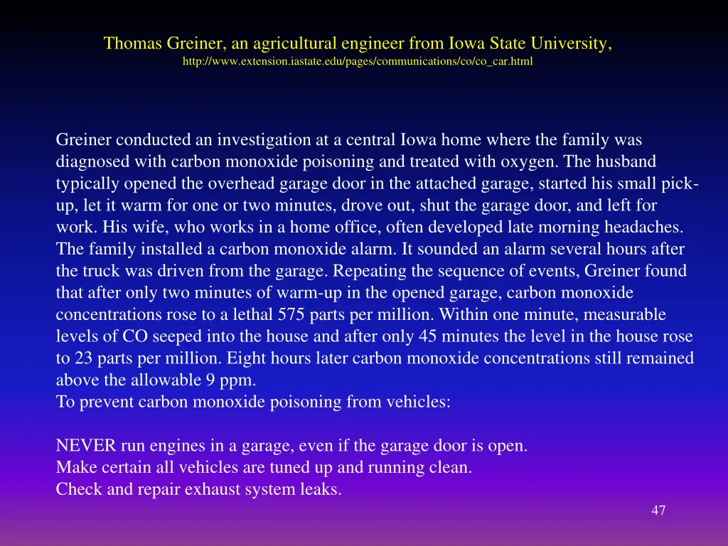 thomas greiner an agricultural engineer from iowa