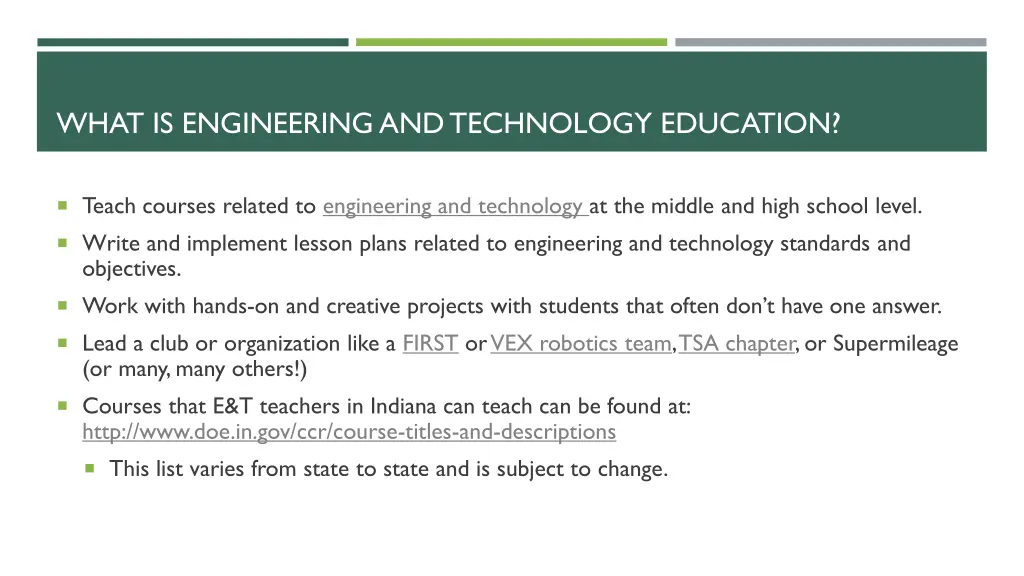 what is engineering and technology education