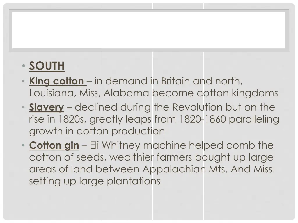 south king cotton in demand in britain and north