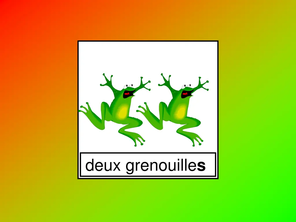 deux grenouille s