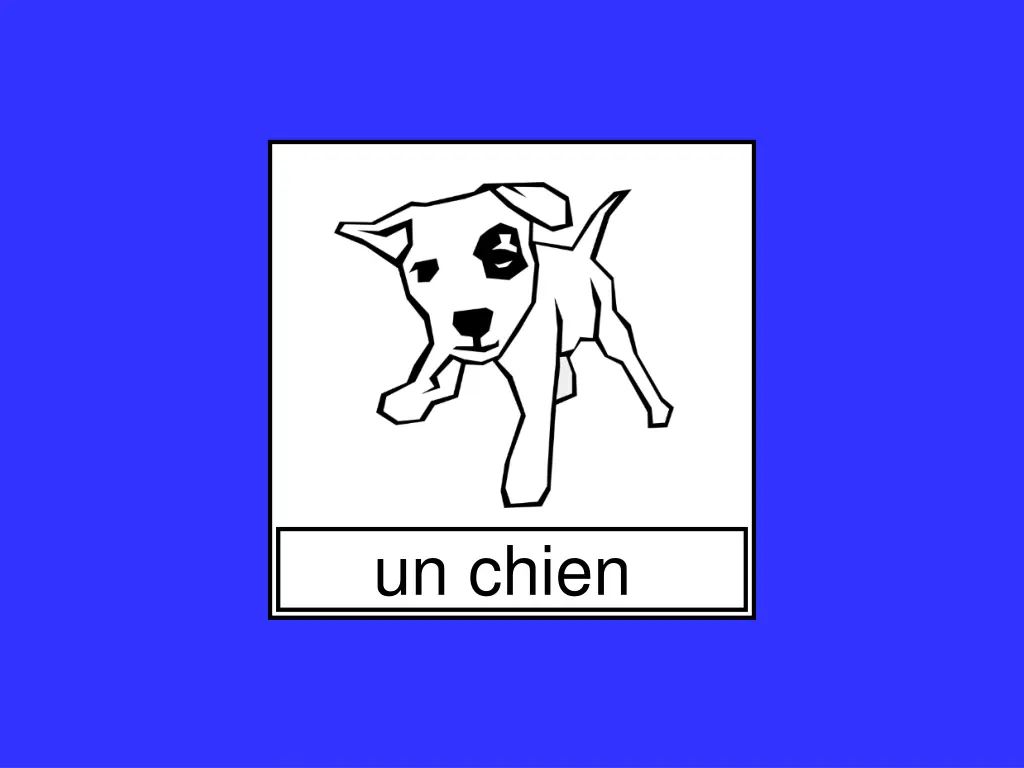 un chien