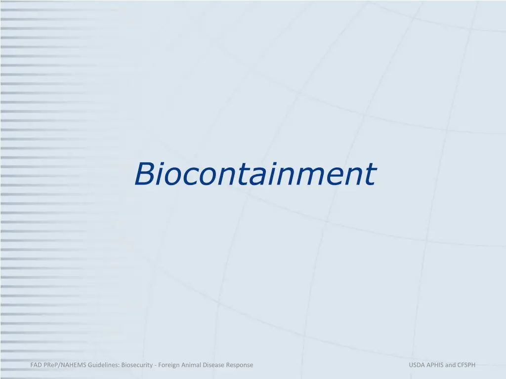 biocontainment