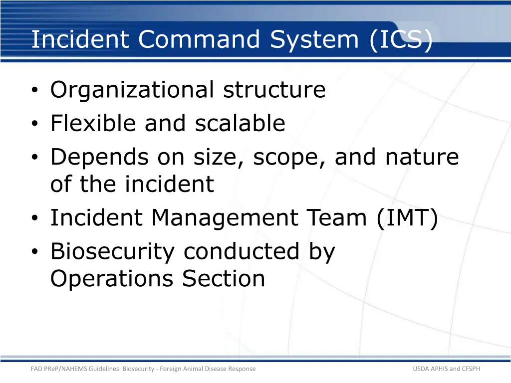 incident command system ics