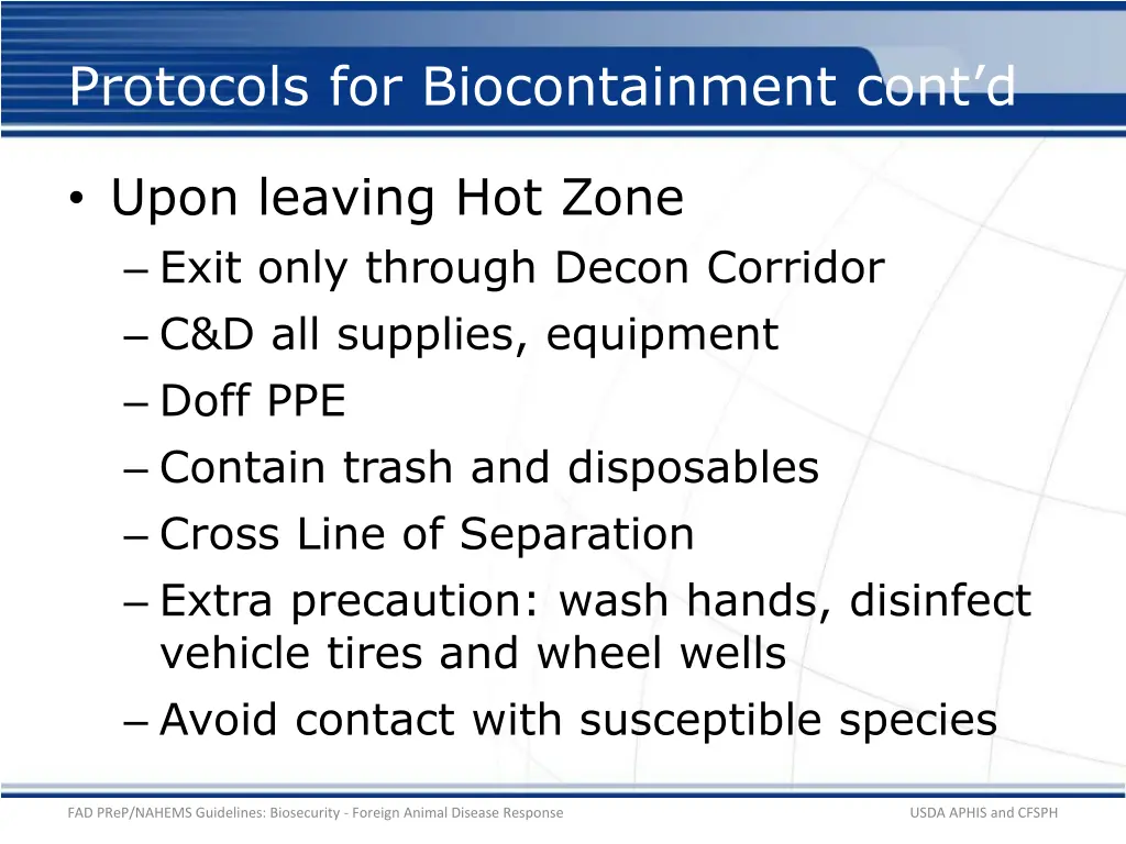 protocols for biocontainment cont d 1