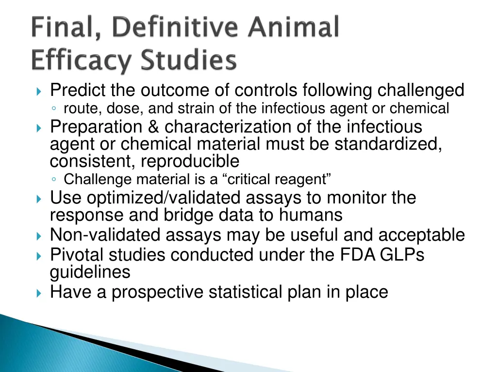 predict the outcome of controls following