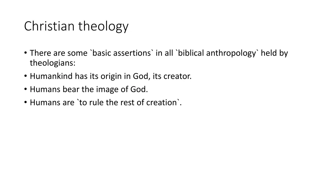 christian theology