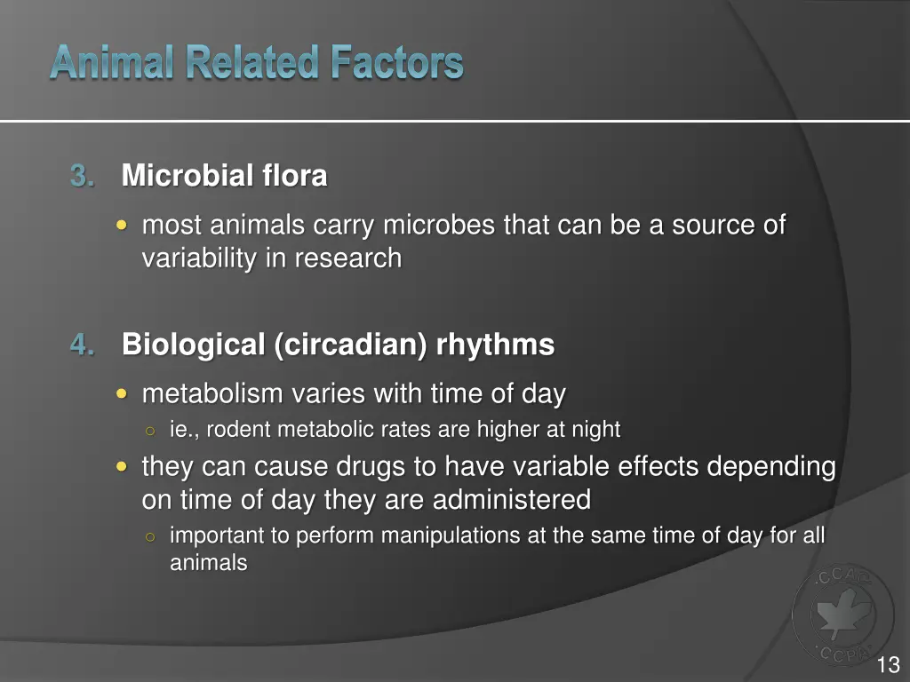 animal related factors 2