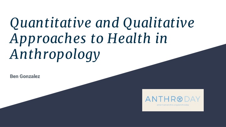 quantitative and qualitative approaches to health