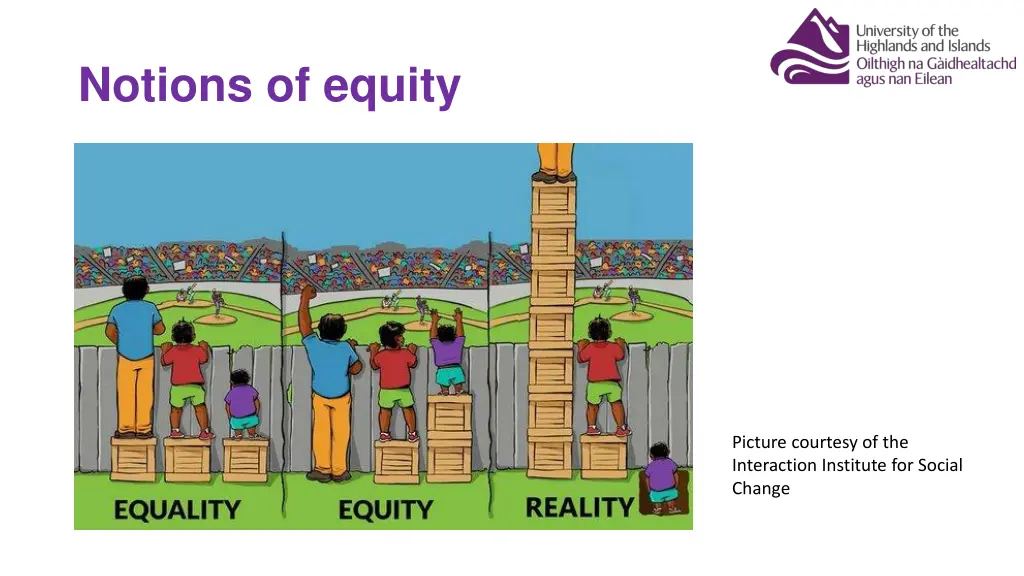 notions of equity